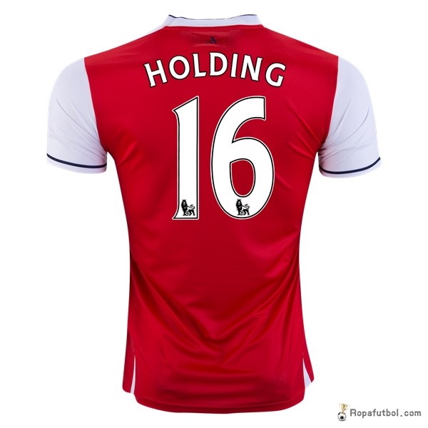 Camiseta Arsenal Replica Primera Ropa Holding 2016/17 Rojo